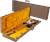 FENDER Multi-Fit Hardshell Case, Brown w/ Gold Plush Interior PB