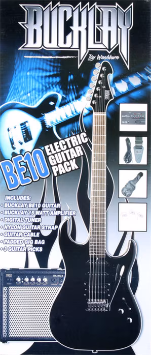 Bucklay by Washburn ROCKER 1 + ZDARMA kytarová škola HN094031 - Set chitară