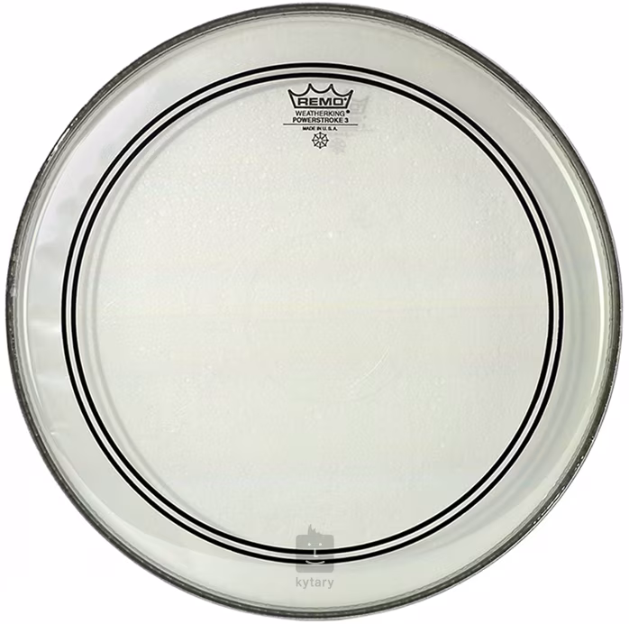 Remo 20" PowerStroke 3 Clear - Faţă pentru tobă mare