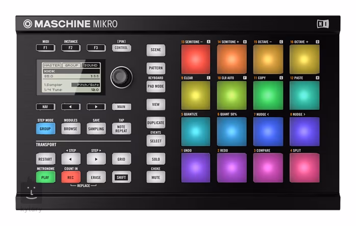 Native Instruments Maschine Mikro MK2 BK - MIDI controller, groove software