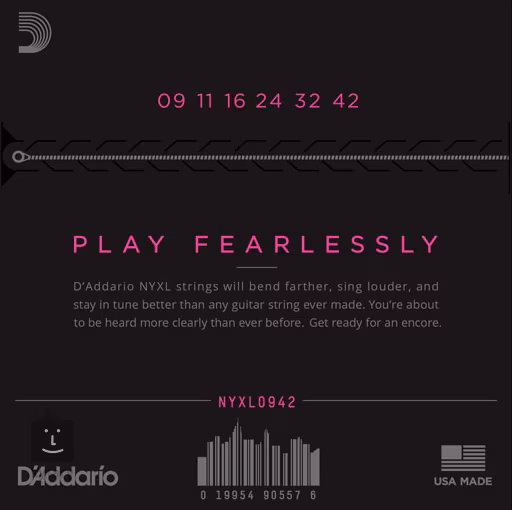 D'Addario NYXL0942 - Corzi pentru chitară electrică