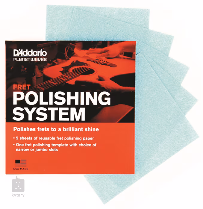 D'Addario Fret Polishing System - Cosmetică chitară 