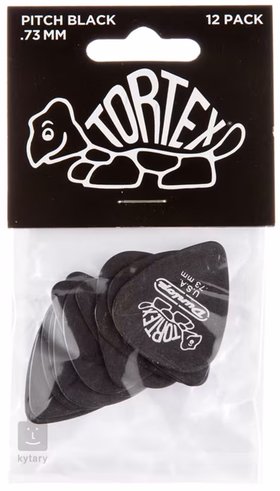 Dunlop Tortex Pitch Black 0.73 - Pene