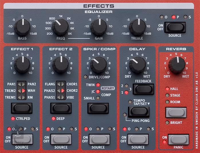 Nord Electro 6D 61 - Pian stage digital portabil, orgi