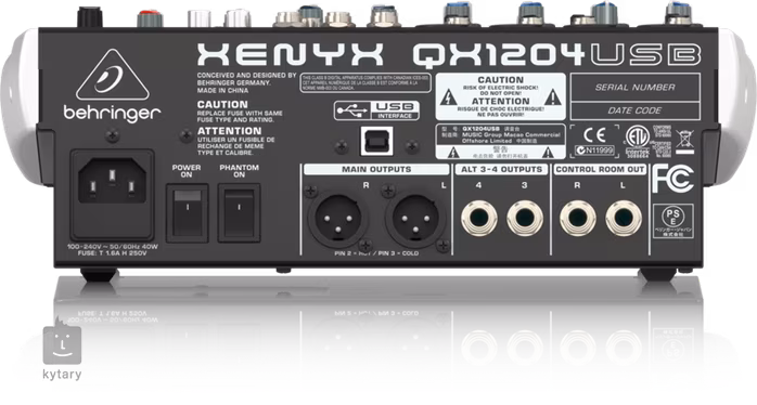 Behringer QX1204USB (neambalat) - Pupitru de mixaj analogic