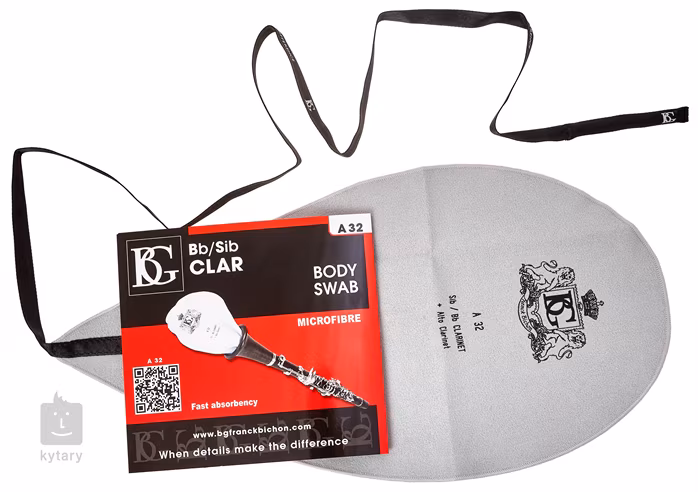 BG France A32 - Cârpă pentru curăţat clarinetul 