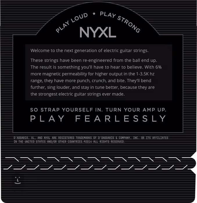 D'Addario NYXL1356W - Corzi pentru chitară electrică