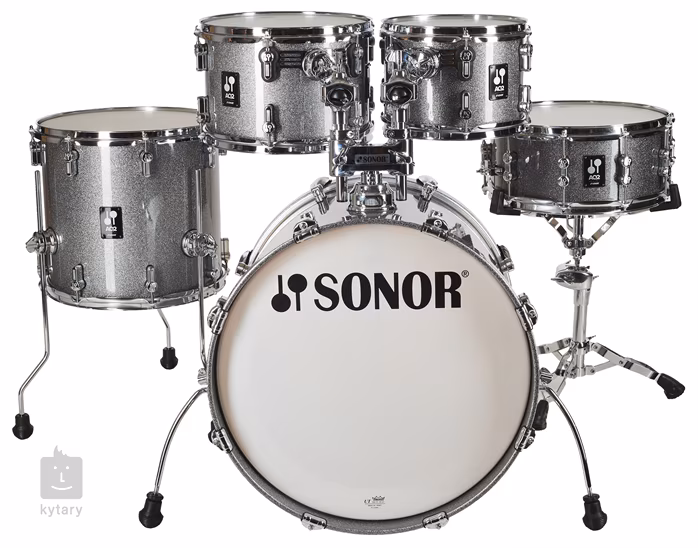 Sonor AQ 2 Studio Set Quartz Titanium - Set tobe 