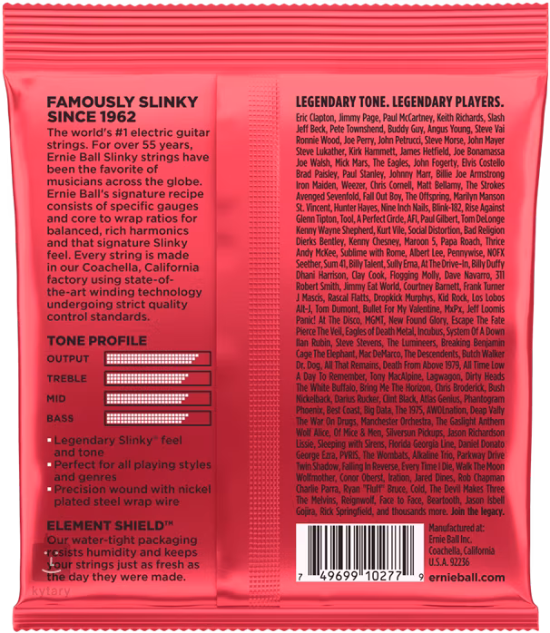 Ernie Ball 2226 Nickel Wound Burly Slinky - Corzi pentru chitară electrică
