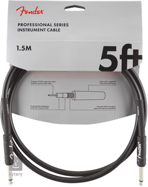 Fender Professional Series 5' Instrument Cable - Cablu pentru instrument