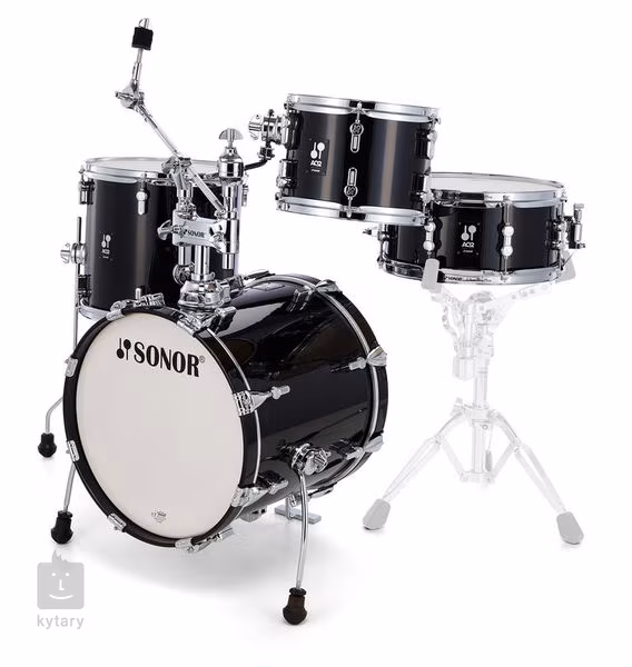 Sonor AQ2 Safari Set Transparent Black - Set tobe 