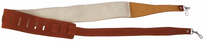 Perri's Leathers 6696 Banjo Strap Premium Suede Brown - Curea pentru banjo 