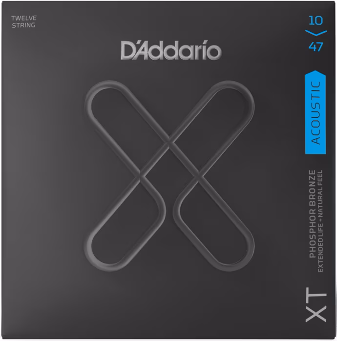 D'Addario XTAPB1047-12 - Corzi pentru chitare cu 12 corzi 