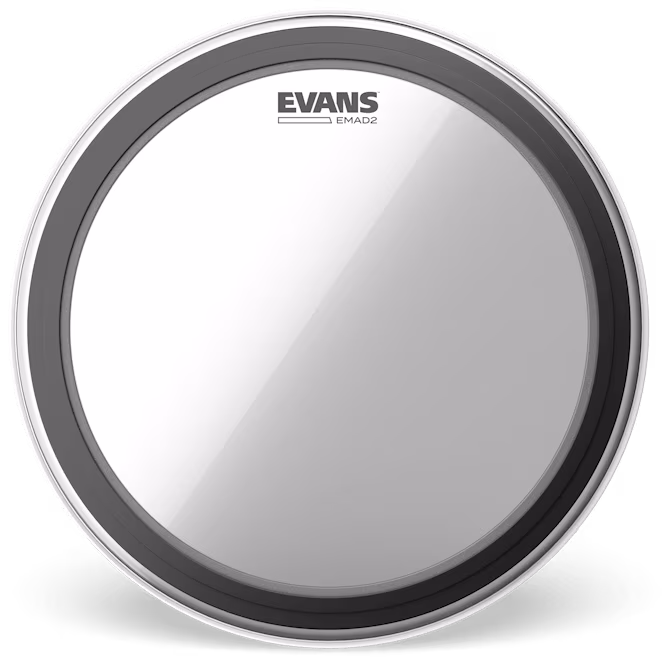 Evans 24" EMAD2 Clear - Faţă pentru tobă mare