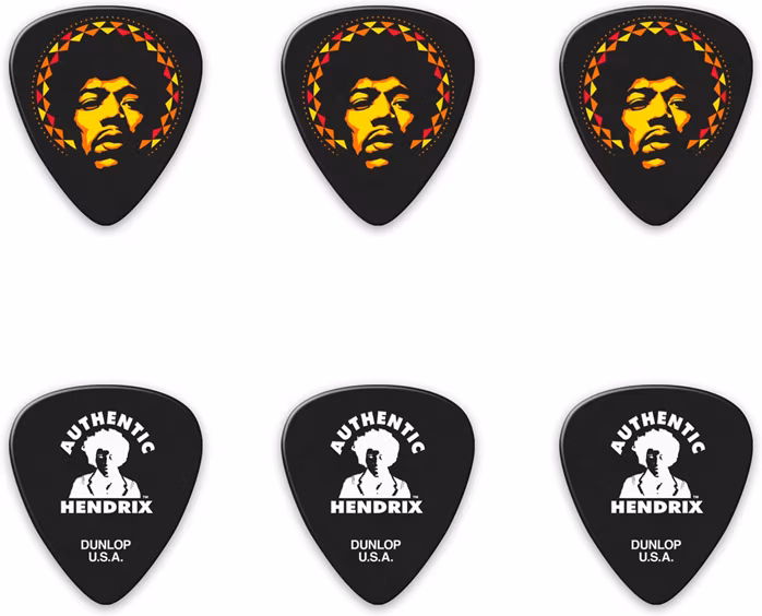 Dunlop Jimi Hendrix Pick Tin Aura Mandala - Pene