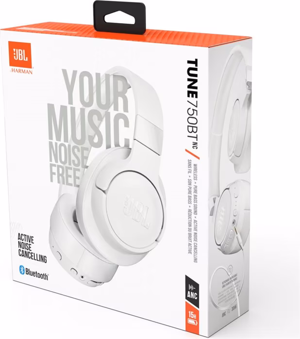 JBL Tune 750BTNC White - Căşti  