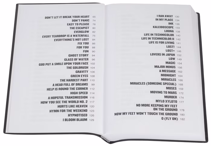 MS The Little Black Songbook: Coldplay - Carte de cântece