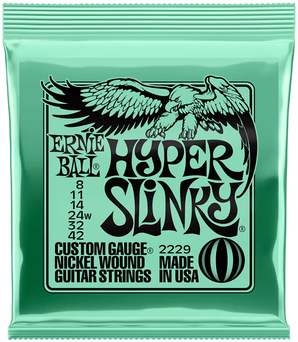 Ernie Ball 2229 Nickel Wound Hyper Slinky - Corzi pentru chitară electrică