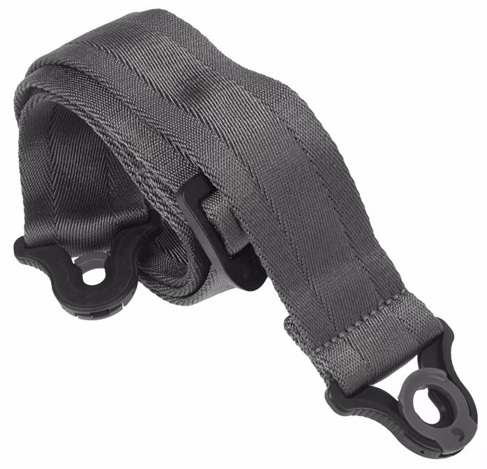 D'Addario Auto Lock Guitar Strap Metal Grey - Curea chitară