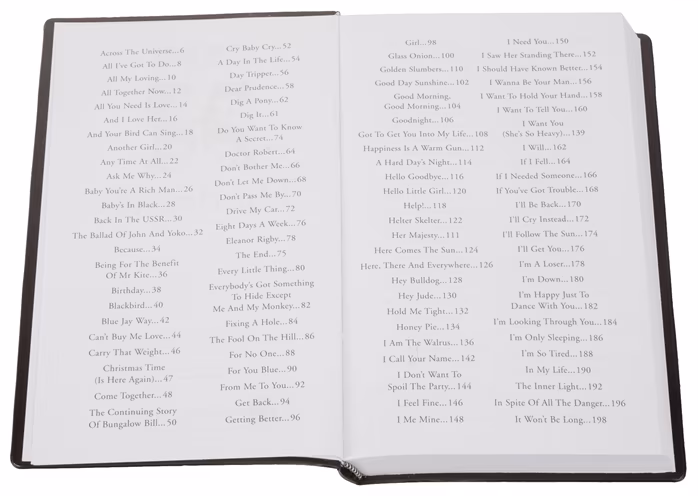 MS The Little Black Songbook: The Beatles - Carte de cântece