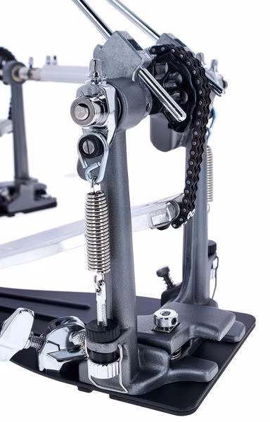 Pearl Eliminator Solo Black Double - Pedală dublă pentru tobă bas 