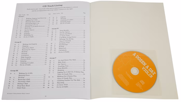 MS A Dozen A Day - Violin - Curs de vioară 