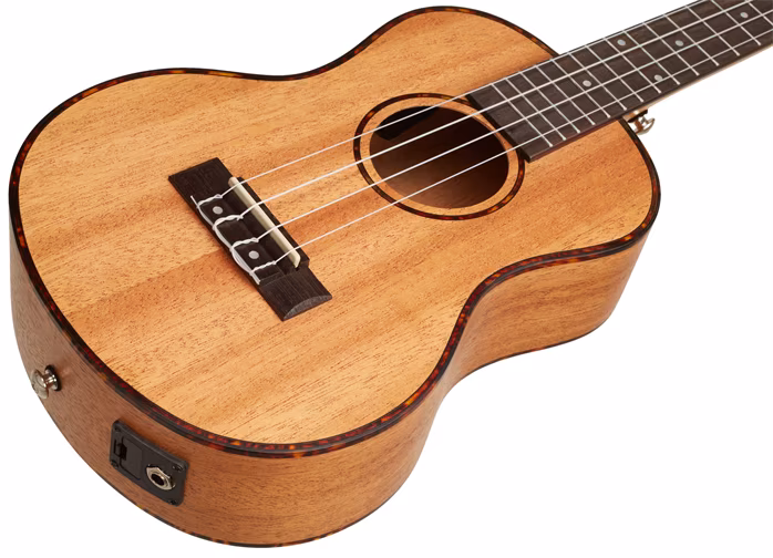 Cascha HH 2048E Tenor Mahogany Ukulele Set EQ - Ukulele electro-acustice