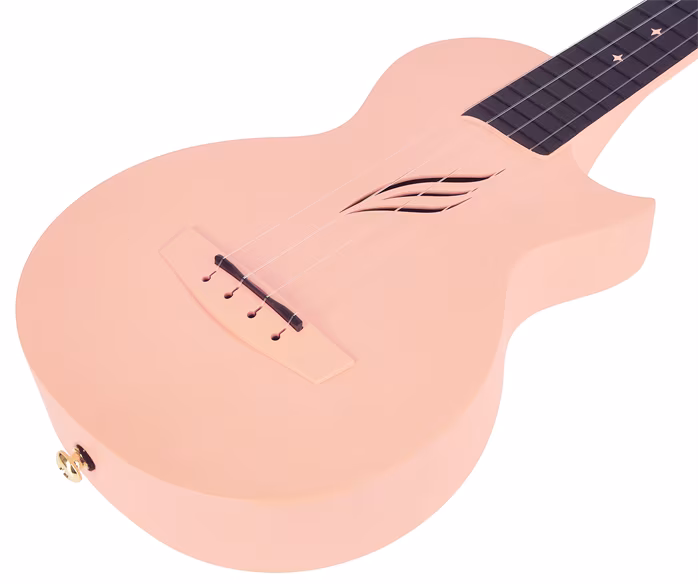 Cascha HH 2288 Carbon Fibre Ukulele Set Pink - Ukulele acustice