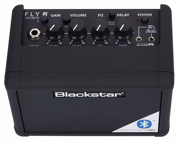 Blackstar Carry-on Deluxe Pack Jet Black FLY 3 BT - Chitară electrică de voiaj