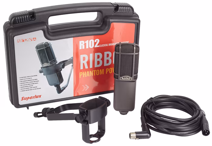 Superlux R102 - Microfon cu ribbon 