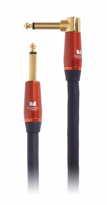 Monster Acoustic 12' Instrument Cable Angled - Cablu pentru instrument