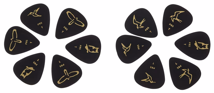 PRS Gold Birds Assorted Picks Tin (Thin) - Pene