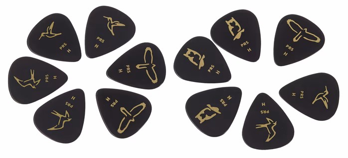 PRS Gold Birds Assorted Picks Tin (Heavy) - Pene