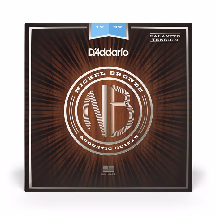 D'Addario NB1252BT - Corzi de metal pentru chitară acustică