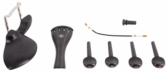 Dowina Violin Ebony set 4/4 - Set accesorii 