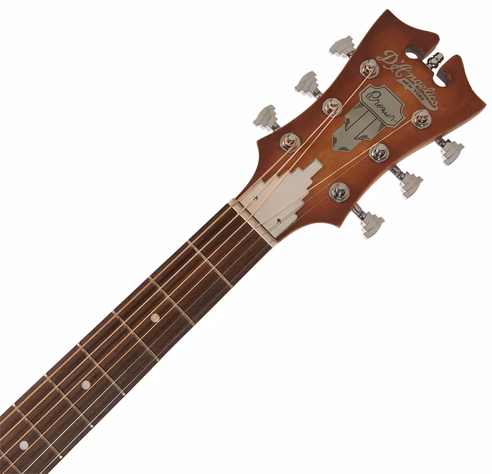 D'Angelico Tammany LS Orchestra Aged Mahogany - Chitară electro-acustică