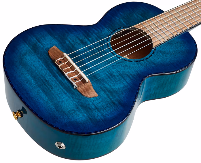 Ortega RGLE18BLF - Ukulele tip chitară electro-acustică