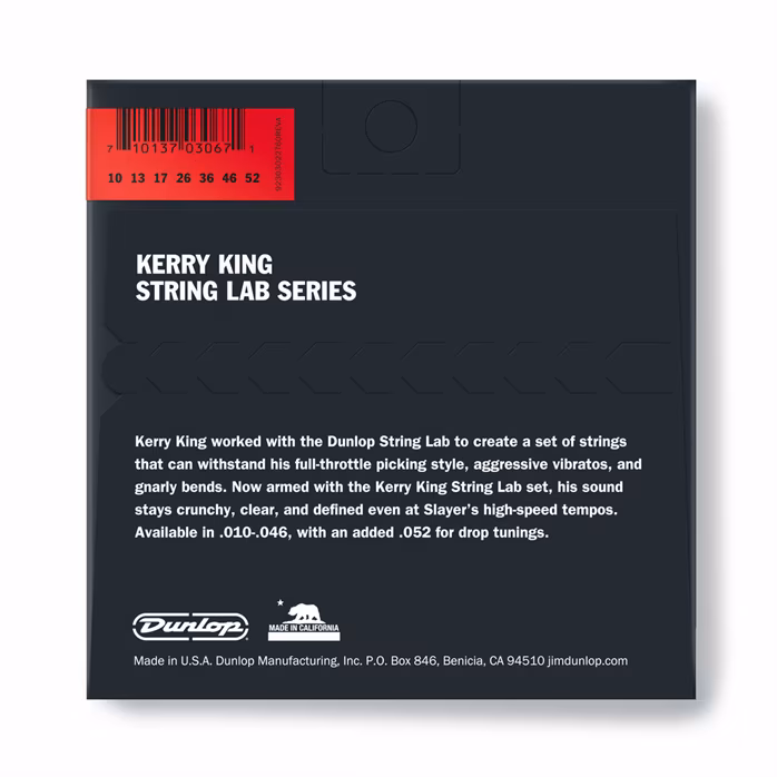 Dunlop KKN1052 Kerry King - Corzi pentru chitară electrică