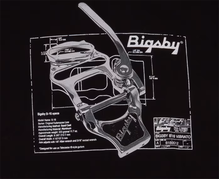 Bigsby B16 Graphic T-Shirt Black M - Tricou