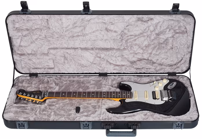 Fender American Ultra Luxe Stratocaster FR HSS RW MB - Chitară electrică