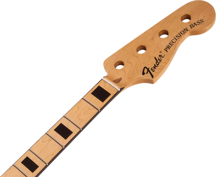 Fender Classic Series 70's Precision Bass Neck, 20 Medium Jumbo Frets, Block Inlay, Maple - Gât chitară bass