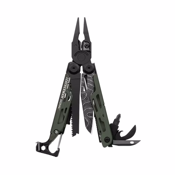 Leatherman SIGNAL GREEN TOPO - Unelte universale 