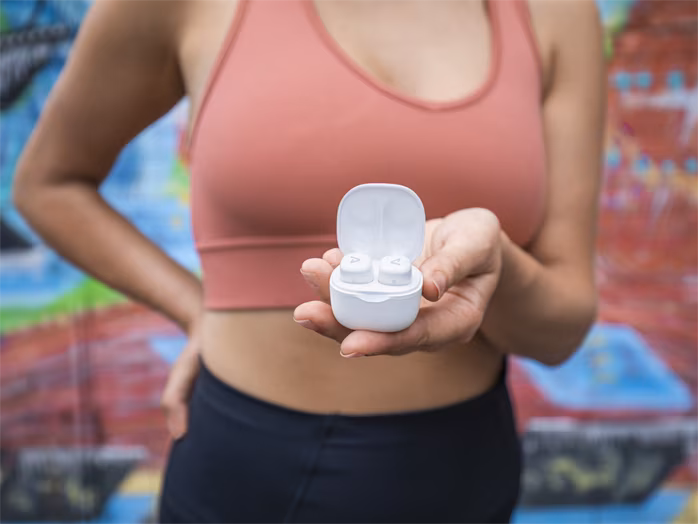 LAMAX Dots2 Touch White wireless charging - Căşti fără fir