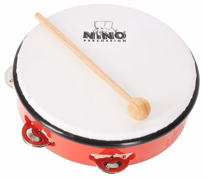 NINO NINO51R - Tamburină cu membrană 