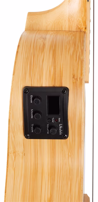 Cascha Tenor Ukulele Bamboo Natural EQ - Ukulele electro-acustice