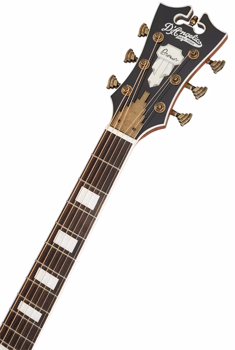 D'Angelico Premier Gramercy Trans Black Cherry Burst - Chitară electro-acustică