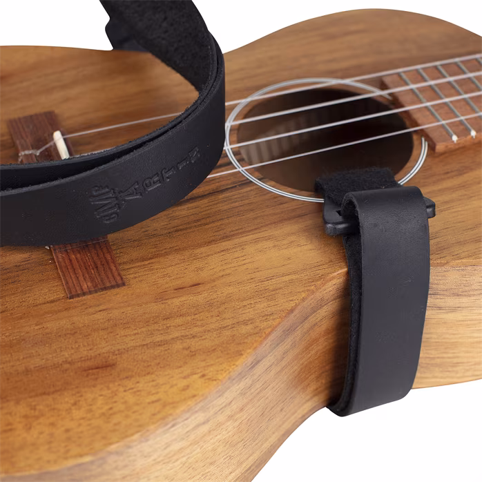 Martin Leather Ukulele Strap Black - Curea ukulele 
