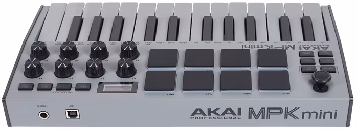 Akai MPK mini MK3 Grey - USB/MIDI keyboard