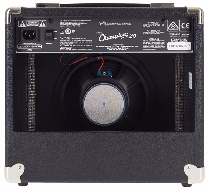 Fender Champion 20 - Combo de chitară cu tranzistor 