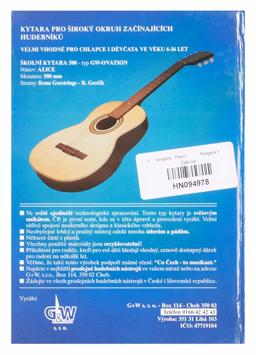 KN Rangers - Plavci - Rangers 1. díl - Carte de cântece